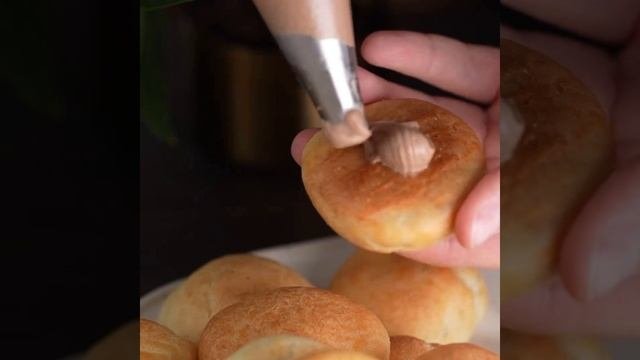 Профитроли с шоколадным кремом