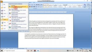 how to use office button in ms word 2007 | Microsoft office word 2007||class-42th