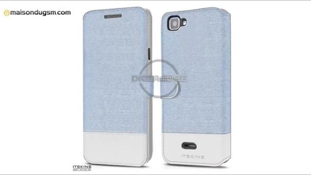 Etui Wiko Rainbow Itskins Angel Bleu/Blanc смотреть онлайн