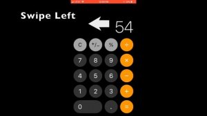 Secret Backspace Button on iPhone Calculator