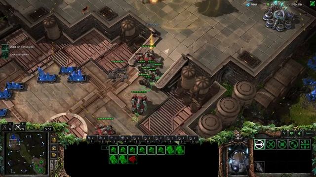 Another Terran VS Protoss TVP Starcraft 2 Mech Build easy build for diamond level смотреть онлайн