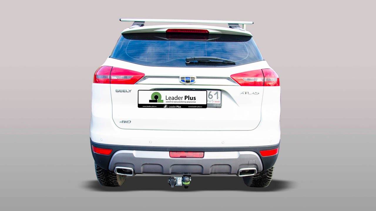Установка фаркопа Leader G204-A для GEELY ATLAS 2016 - …. г. в. смотреть онлайн