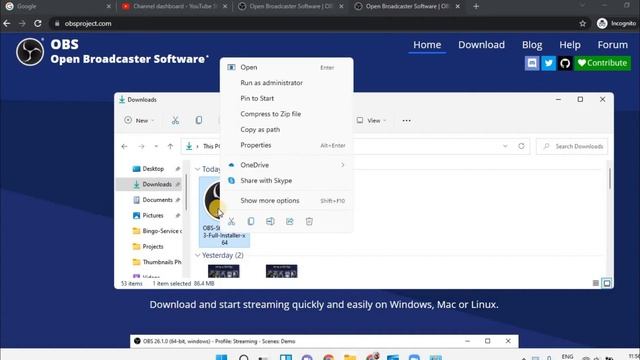 Beginner's Guide to Installing OBS Studio on Windows 11 | OBS Studio Tutorial