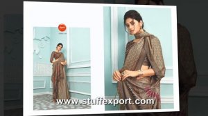 Stuff Export Presents Apple Sarees Tisha Kanjivaram Printed Silk Saree Catalog  |Designer Silk Sare