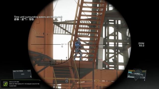 Metal Gear Solid V The Phantom Pain FOB 7/7 TASK | Powered by GeForce GTX смотреть онлайн