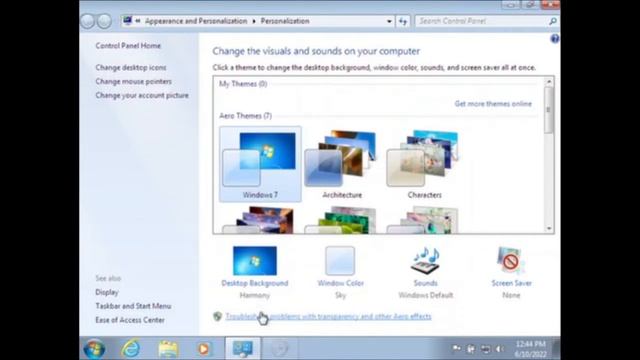 How To Change A Theme - Windows 7 смотреть онлайн