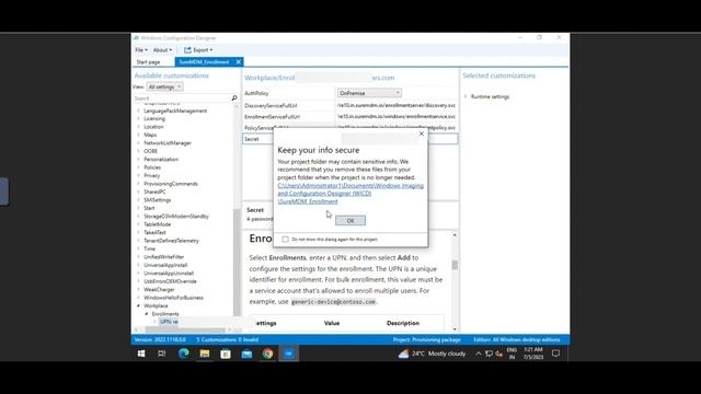 SureMDM Windows Provisioning Package Enrollment