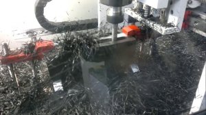 Работа станка CNC