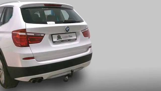 Установка фаркопа Leader B205-A. BMW X3 (F25) 2010-... смотреть онлайн