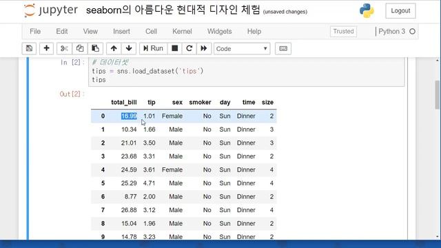 [초간단 파이썬 시각화]1편 Seaborn 아름다운 현대적 디자인: 분포도 그래프 그리기
