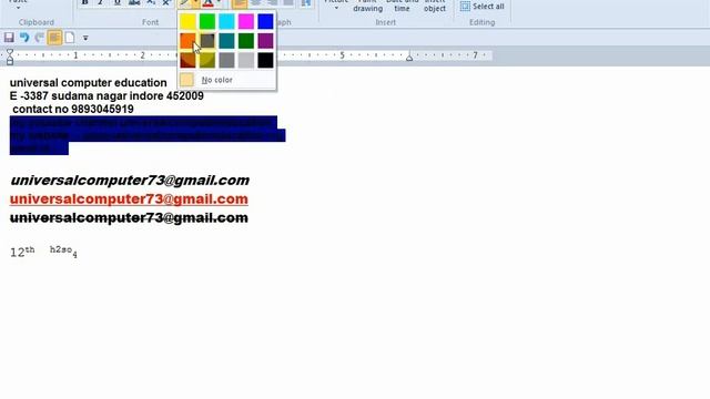 Basic Computer Course - Microsoft WordPad Complete Tutorial in Hindi||#universalcomputereducation