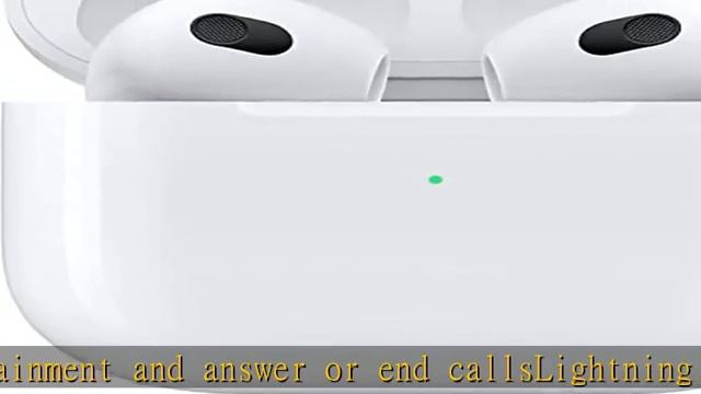 Apple AirPods (3rd Generation) Wireless Earbuds with Lightning Charging Case. Spatial Audio, Sweat смотреть онлайн