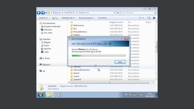 Windows 7'de System32'yi SİLDİK!?!?!?! смотреть онлайн