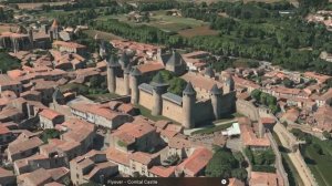 Flyover Carcassonne, France with Apple Maps - A Must See Tour!