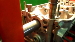 Расточка постели под распредвал в головке xvid