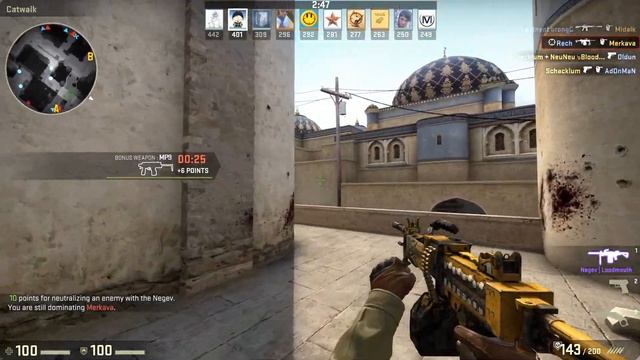 CS:GO - Negev | Loudmouth Gameplay