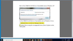 Fix CSR8510 A10 Driver is Unavailable error in Windows 10/8/7
