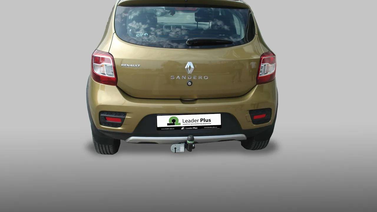 Установка фаркопа R110-A на Renault Sandero Stepway 2008 смотреть онлайн