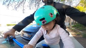 1 year old daughter on the Mac Ride Mountain Bike Child Seat