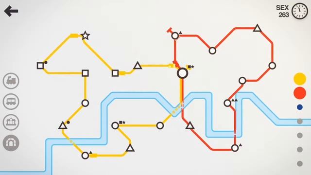 Mini Metro #9 - London(1004 Passangers) - Time Lapse смотреть онлайн