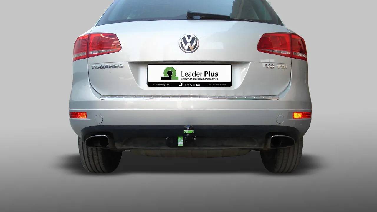 Установка фаркопа Leader V124-A. VOLKSWAGEN TOUAREG (7LA / 7P5) 2002 -..., AUDI Q7 (4LB) 2005 -... смотреть онлайн
