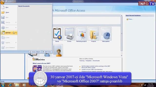 30 yanvar 2007-ci ildə "Microsoft Windows Vista" və "Microsoft Office 2007" satışa çıxarılıb смотреть онлайн