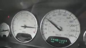 Разгон 0-100 Chrysler sebring 2.7