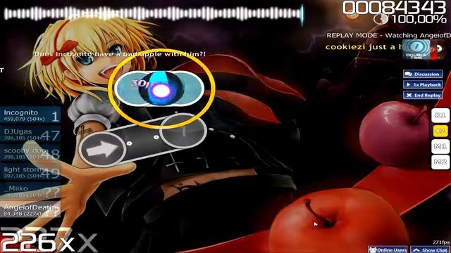 [osu!] Xi - Black Apple [easy] смотреть онлайн
