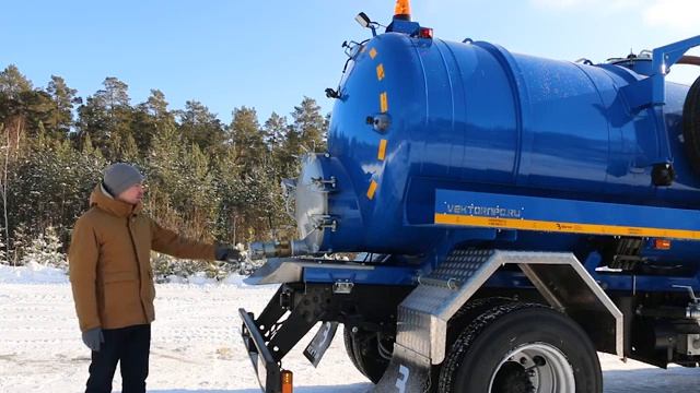 Вакуумная машина МВ-8 ТЛ-740 КАМАЗ-43253