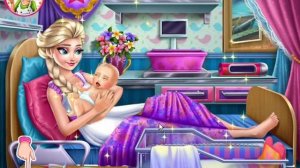 Elsa Birth Care/ Принцесса Эльза родила ребенка.