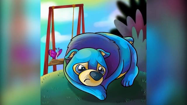 Children's Book Illustration: Butterfly & Bear | FiSH LiNE CreatiVlog смотреть онлайн