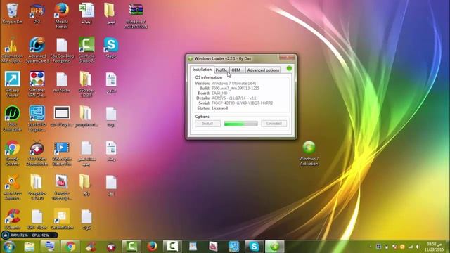 Descargar e instalar Loader para activar Windows 7 смотреть онлайн