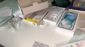 Iphone 15 plus 256GB (Blue) Unboxing+ accessoires
