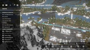 SnowRunner. Юкон. Подтопленные предгорья. Поручение "Упавшие камни"