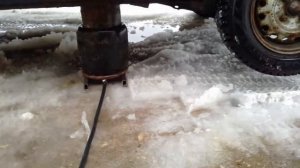 Пневмодомкрат из подушки полуприцепа