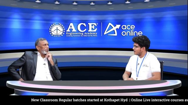 GATE 2024 Topper Sai Kiran Adelly AIR-1 (EE) | Topper's Talk with GK Sir | ACE Online