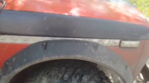 Устоновка  самодельного шноркеля. На Ниву.