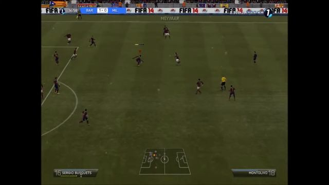 FIFA 14 Barcelona vs Milan #1 смотреть онлайн