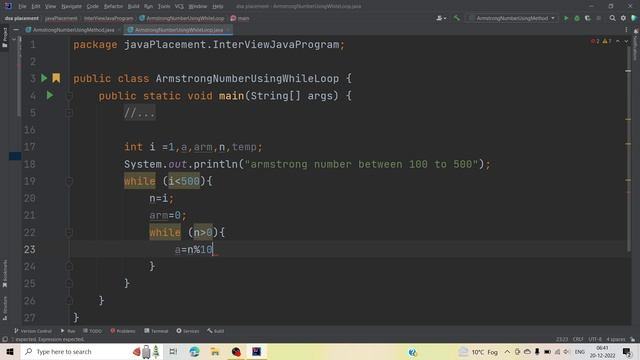 How to find Armstrong number using while loop | Most Important asked question in interview смотреть онлайн