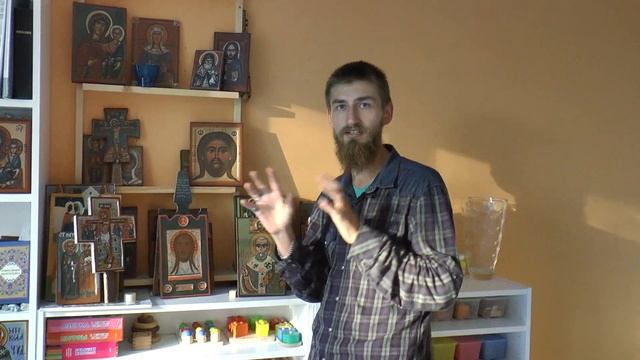 В мастерской художника-иконописца Игоря Каплуна