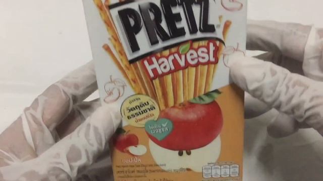 Glico PRETZ Harvert Apple 🍎 Purple Sweet Potato 🍠 Taste and Cherry Milk Bear Brand | Food Indy смотреть онлайн