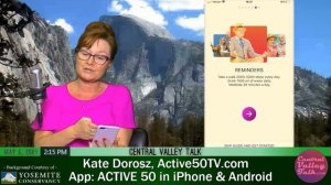 Kate Dorosz of Active50TV.com introduces the new App: ACTIVE 50 for iPhone & Android