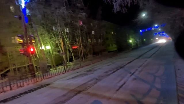 В Мирном полная ЗИМА!