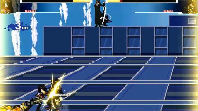 [Mugen jus] Attack on Titan VS JoJo's bizarre adventure смотреть онлайн