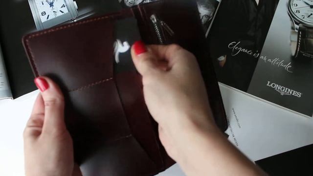 Портмоне DEXUS Натуральная кожа ручная работа LEATHER wallet handmade смотреть онлайн