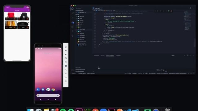 Flutter Tutorial for Beginners 8 -  First app and basic structure in Flutter