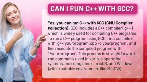 Can I run C++ with GCC?