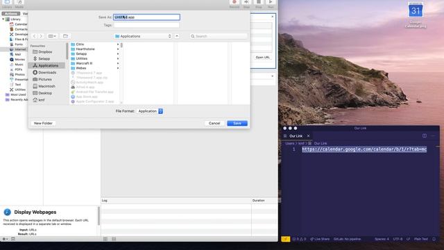 Create a Link to a Webpage in your MacOS Dock смотреть онлайн