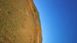 FPV падение с красивым видом
