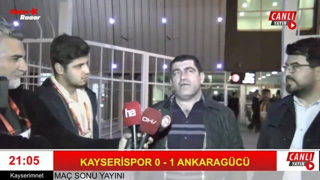 KAYSERİSPOR 0 - 1 ANKARAGÜCÜ MAÇ SONU CANLI YAYINI смотреть онлайн
